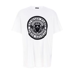 Balmain Men's Velvet Logo T-Shirt